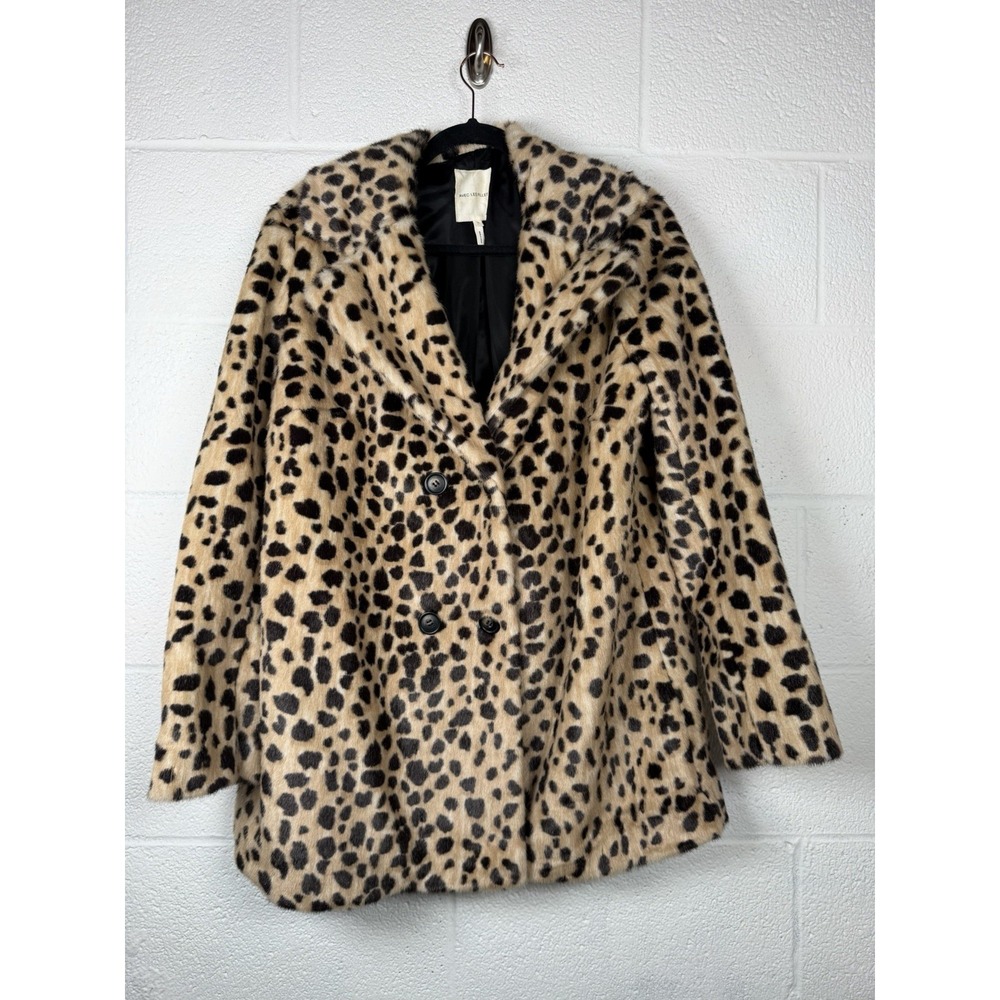 Mob Wife Bratzcore Leopard Faux Fur Womens L Coat Avec Les Filles Anthropologie